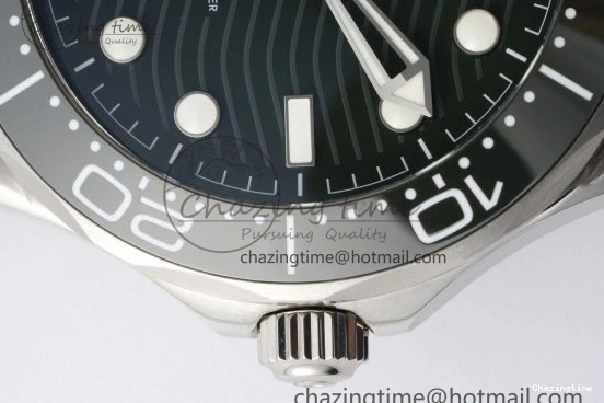 0321 Effortless Seamaster Diver 300M VSF 1:1 Best Edition Green Ceramic Green Dial on Green Rubber Strap A8800 V 7827